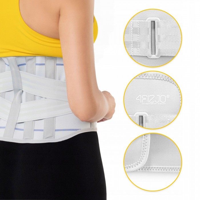Пояс (бандаж) для поясничного отдела позвоночника 4FIZJO Size XXL (P-5907739318169)