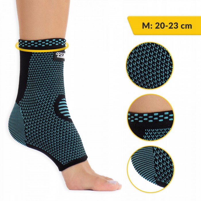 Фіксатор (бандаж) для гомілкостопу 4FIZJO 1 шт Size M (P-5907739318039)