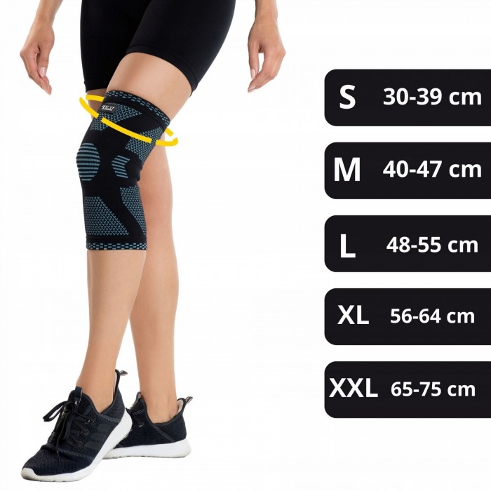 Фіксатор (бандаж) для коліна 4FIZJO 1 шт Size XXL (P-5907739318176)