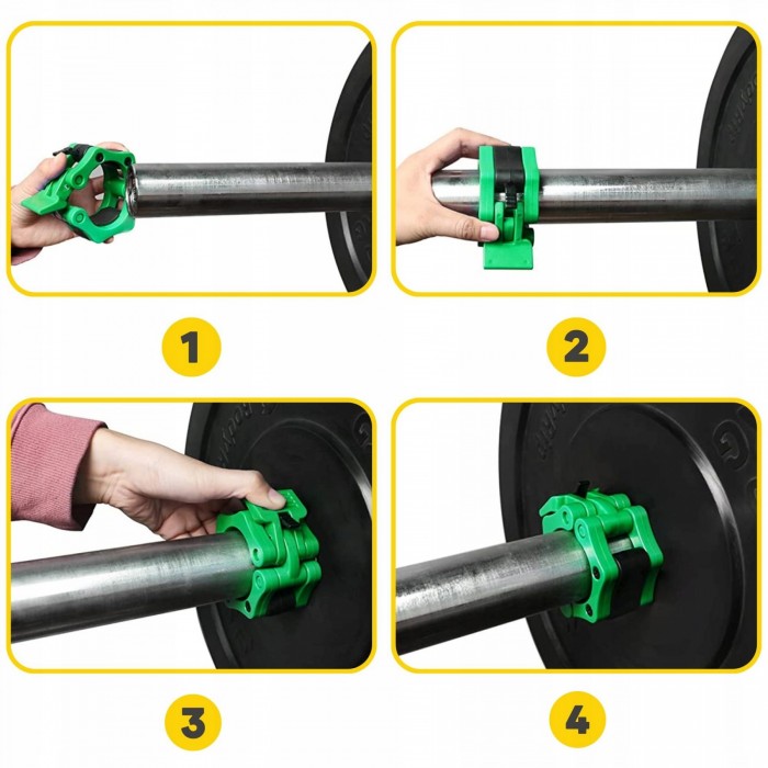 Замки для олимпийского грифа 4FIZJO Quick Release 50 мм 2 шт (P-5907739317391)