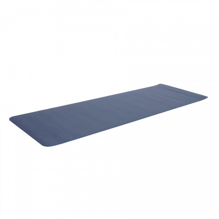 Коврик (мат) спортивный SportVida TPE 183 x 61 x 0.4 см для йоги и фитнеса SV-EZ0053 Blue/Sky Blue