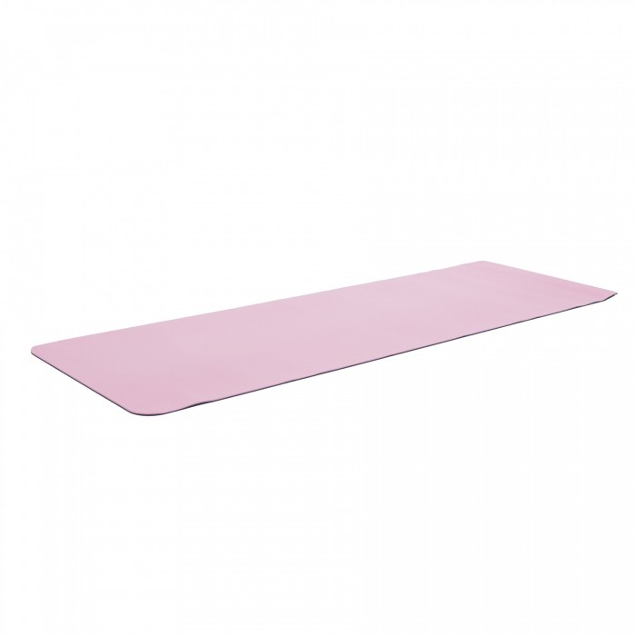 Килимок (мат) спортивний SportVida TPE 183 x 61 x 0.4 см для йоги та фітнесу SV-EZ0054 Pink/Blue