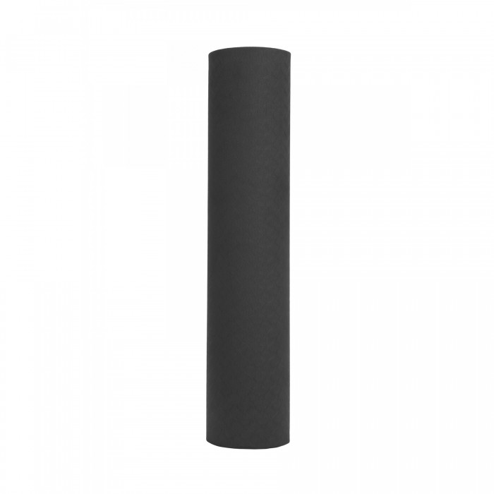 Коврик (мат) спортивный SportVida TPE 183 x 61 x 1 см для йоги и фитнеса SV-EZ0061 Black