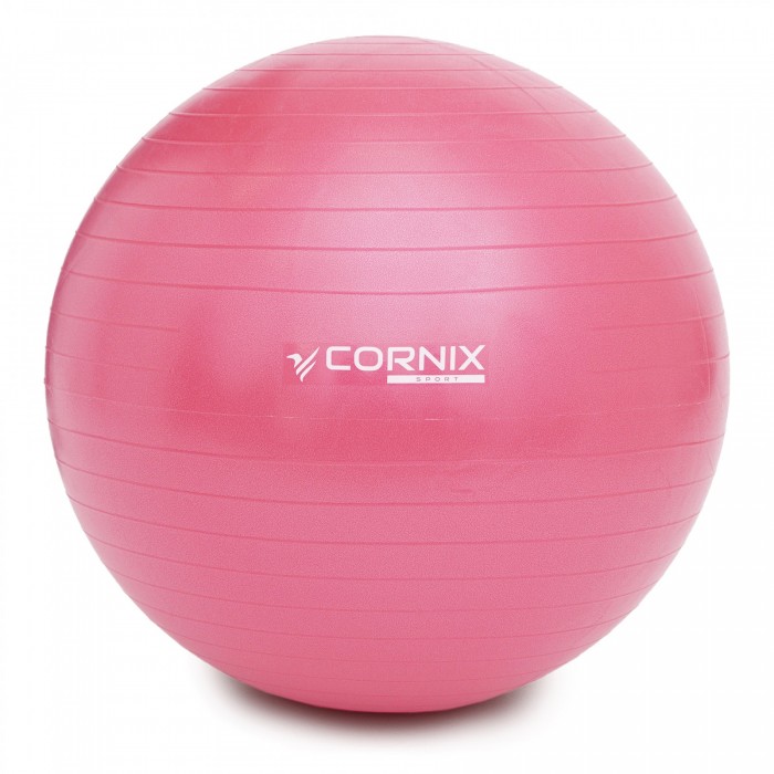 М&#39;яч для фітнесу (фітбол) Cornix 85 см Anti-Burst XR-0251 Pink