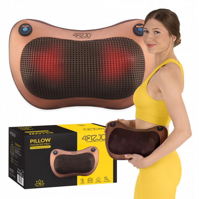 Подушка-масажер 4FIZJO Shiatsu Pro+ Brown (P-5907739319166) Подушка-масажер 4FIZJO Shiatsu Pro+ Brown (P-5907739319166)