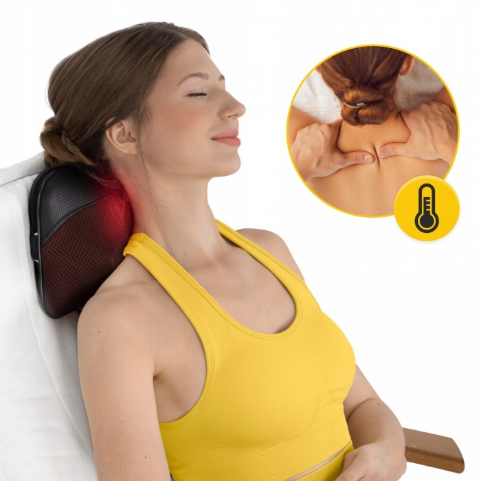 Подушка-масажер 4FIZJO Shiatsu Ultra+ Brown (P-5907739319180)