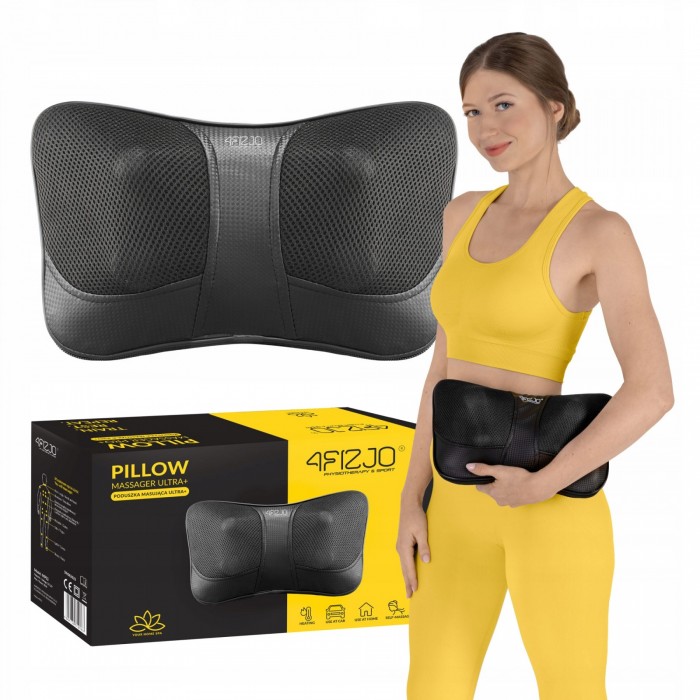 Подушка-масажер 4FIZJO Shiatsu Ultra+ Black (P-5907739319173) Подушка-масажер 4FIZJO Shiatsu Ultra+ Black (P-5907739319173)