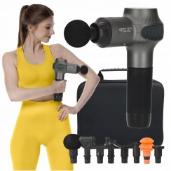 Ручной перкуссионный массажер 4FIZJO Massage Gun Active 30 Вт массажный пистолет (P-5907739319937)