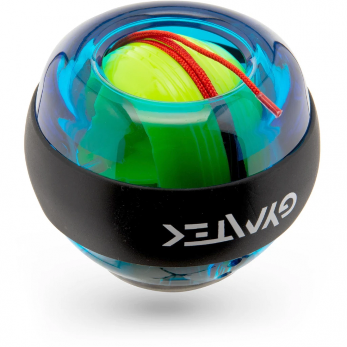 Гіроскопічний тренажер Gymtek Power Ball блакитний