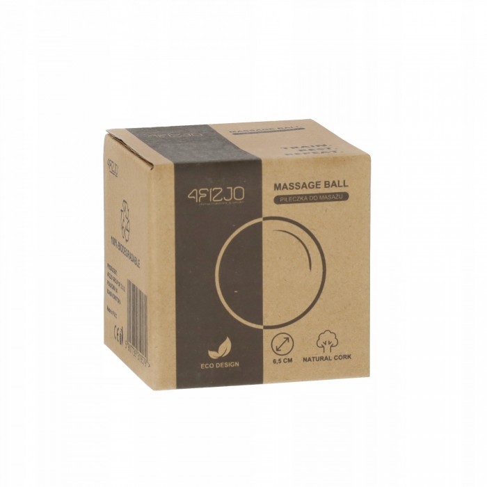 Масажний м&#039;яч 4FIZJO Lacrosse Ball Cork 6.5 см (P-5907739319579)