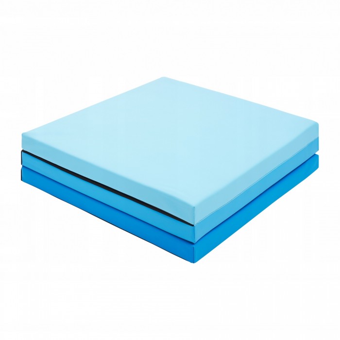 Мат гімнастичний складний 4FIZJO 180 x 60 x 5 см Blue/Sky Blue (P-5907739319685)