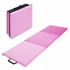 Мат гімнастичний складний 4FIZJO 180 x 60 x 5 см Pink/Light Pink (P-5907739319678)