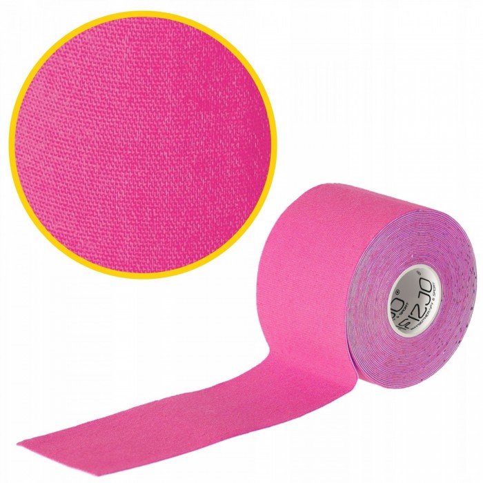 Стрічка кінезіологічна (кінезіо тейп) 4FIZJO 5 см x 5 м Pink (P-5907739316004)