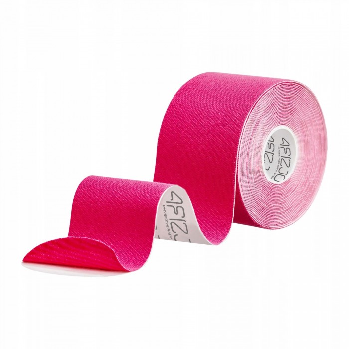 Стрічка кінезіологічна (кінезіо тейп) 4FIZJO 5 см x 5 м Pink (P-5907739316004)