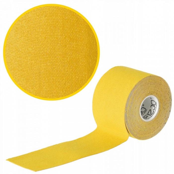 Лента кинезиологическая (кинезио тейп) 4FIZJO 5 см x 5 м Yellow (P-5907739318824)