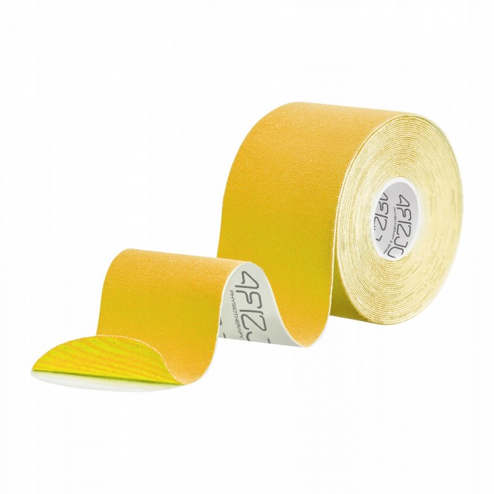 Лента кинезиологическая (кинезио тейп) 4FIZJO 5 см x 5 м Yellow (P-5907739318824)