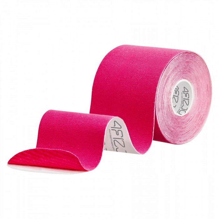 Стрічка кінезіологічна (кінезіо тейп) 4FIZJO 7.5 см x 5 м Pink (P-5907739318893)