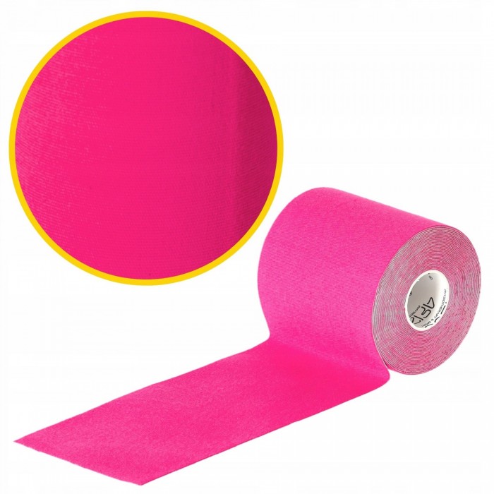 Стрічка кінезіологічна (кінезіо тейп) 4FIZJO 7.5 см x 5 м Pink (P-5907739318893)