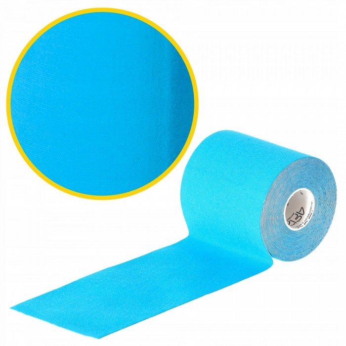 Стрічка кінезіологічна (кінезіо тейп) 4FIZJO 7.5 см x 5 м Sky Blue (P-5907739318909)