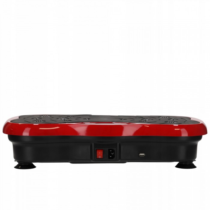 Виброплатформа для тренировок 4FIZJO Ultra+ с пультом и эспандерами Black/Red (P-5905973401531)
