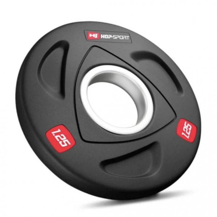 Набір олімпійський Hop-Sport PRO 140 кг з W-подібним грифом.