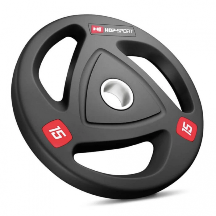 Набір олімпійський Hop-Sport PRO 140 кг з W-подібним грифом.
