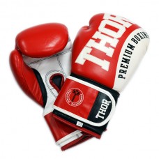 Боксерские перчатки THOR SHARK (PU) RED 14 oz.