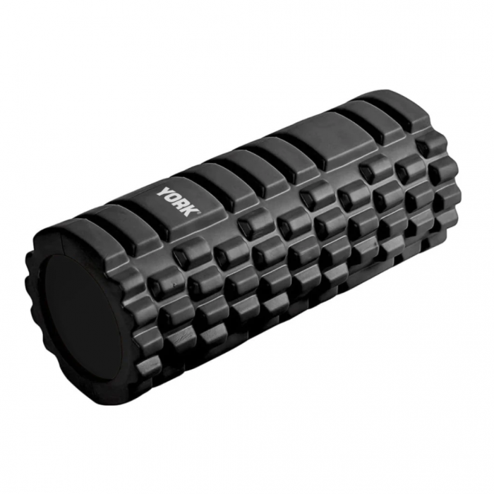 Массажный ролик для йоги и фитнеса York Fitness EVA 33,6 х 14,4см черный Массажный ролик для йоги и фитнеса York Fitness EVA 33,6 х 14,4см черный