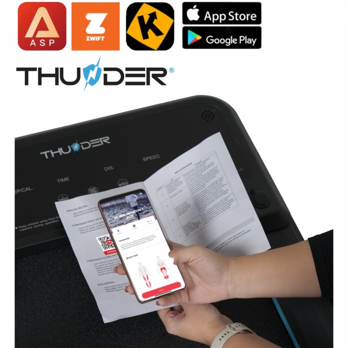 Беговая дорожка THUNDER Impact Black