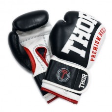 Боксерские перчатки THOR SHARK (Leather) BLK 16 oz.