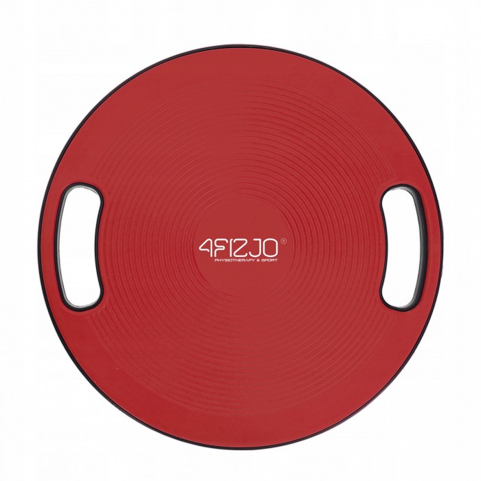 Балансувальна платформа 4FIZJO кругла, пластикова Red/Black (P-5905973400626)