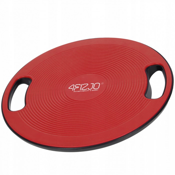Балансувальна платформа 4FIZJO кругла, пластикова Red/Black (P-5905973400626)