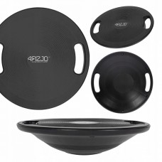Балансувальна платформа 4FIZJO кругла, пластикова Black (P-5905973400633)