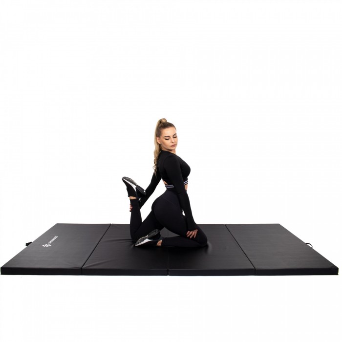 Мат гимнастический складной Springos 240 x 120 x 5 cм FA0065 Black