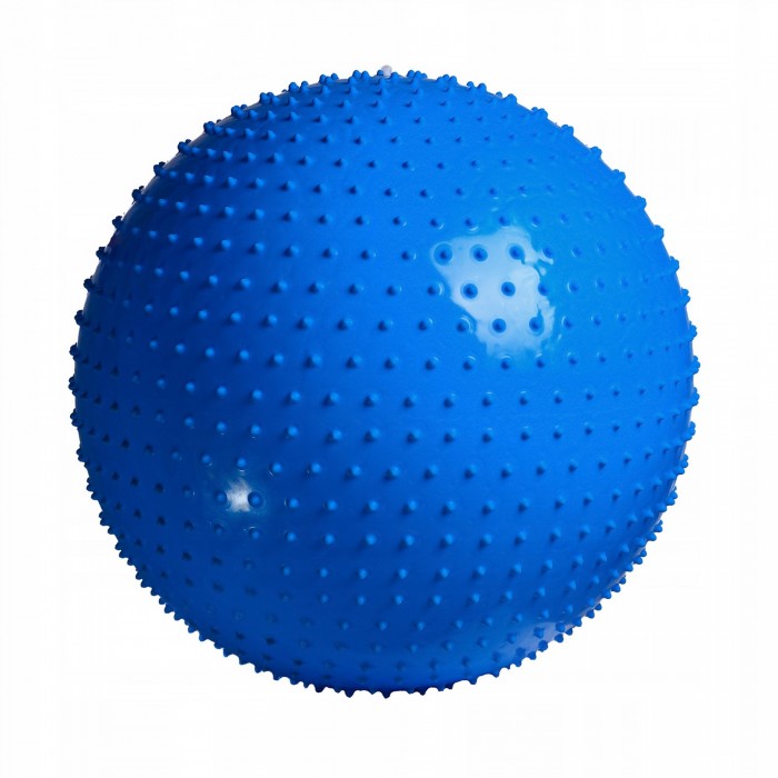 Мяч для фитнеса (фитбол) 4FIZJO 65 см массажный Anti-Burst Blue (P-5905973400213)