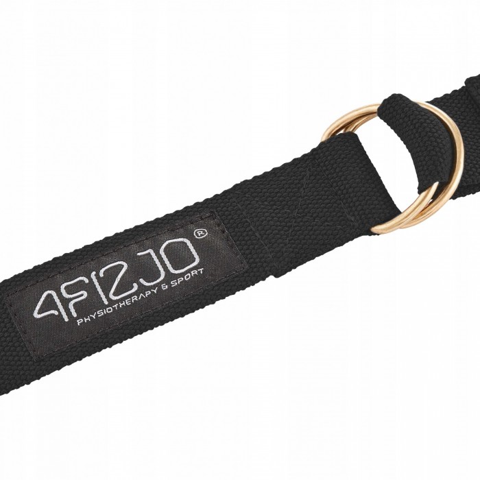 Ремінь для йоги 4FIZJO 300 см Black (P-5907739315397)