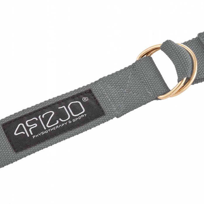 Ремінь для йоги 4FIZJO 300 см Grey (P-5907739315380)