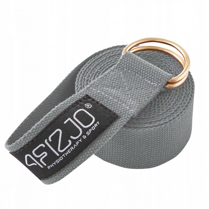 Ремінь для йоги 4FIZJO 300 см Grey (P-5907739315380)