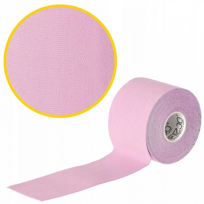 Стрічка кінезіологічна (кінезіо тейп) 4FIZJO 5 см x 5 м Light Pink (P-5907739316028)