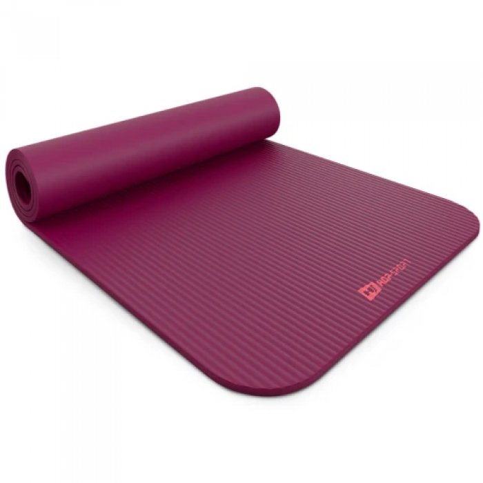 Коврик для йоги Hop-Sport HS-NB015GM NBR 1,5см ягодный
