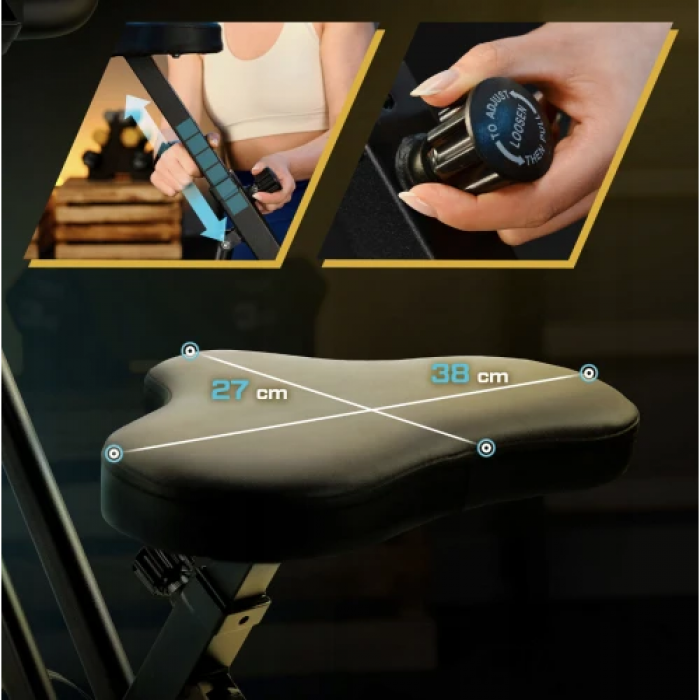 Велотренажер Trex Sport TX-340XB BRIZ магнітний сірий