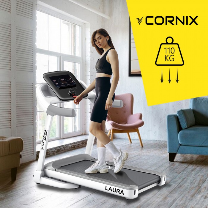 Бігова доріжка Cornix Laura White/Grey