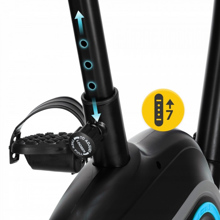 Велотренажер магнітний 4FIZJO Active+ Black/Blue (P-5905973401609)