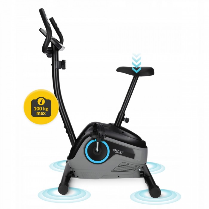 Велотренажер магнітний 4FIZJO Active+ Black/Blue (P-5905973401609)