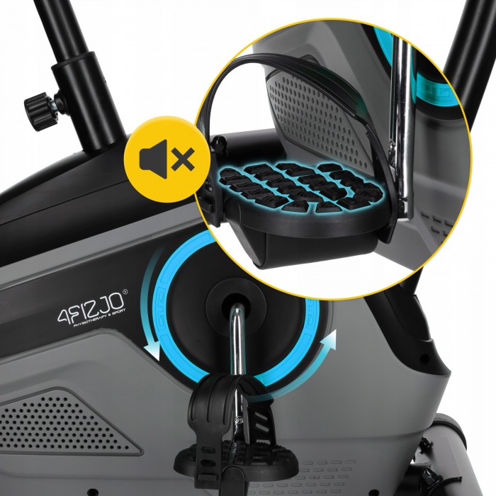 Велотренажер магнітний 4FIZJO Active+ Black/Blue (P-5905973401609)