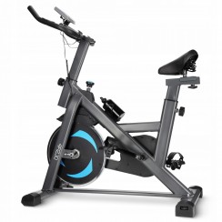 Велотренажер спиннинговый (спинбайк) 4FIZJO Ultra Black/Blue (P-5905973401647)