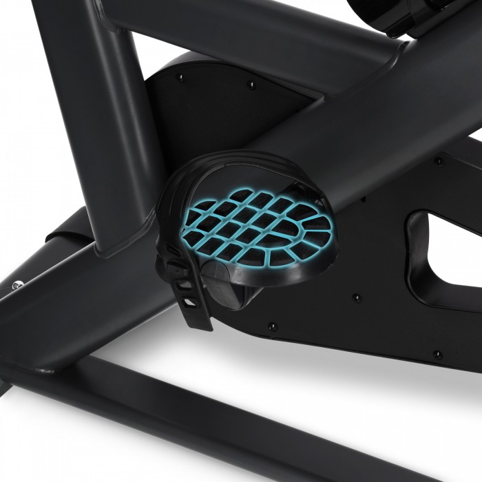 Велотренажер спінінговий (спінбайк) 4FIZJO Ultra Black/Blue (P-5905973401647)