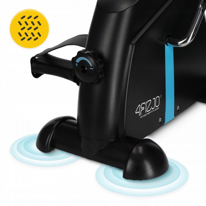 Мини велотренажер 4FIZJO Evo 2 в 1 для рук и ног Black/Blue (P-5905973401692)