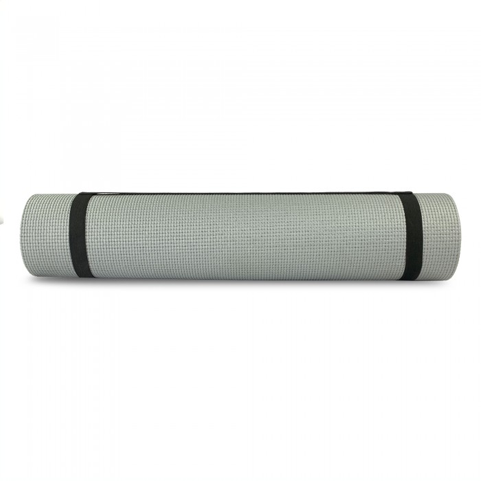 Килимок для йоги та фітнесу Stein PVC 183 x 61 x 0.6 см сірий
