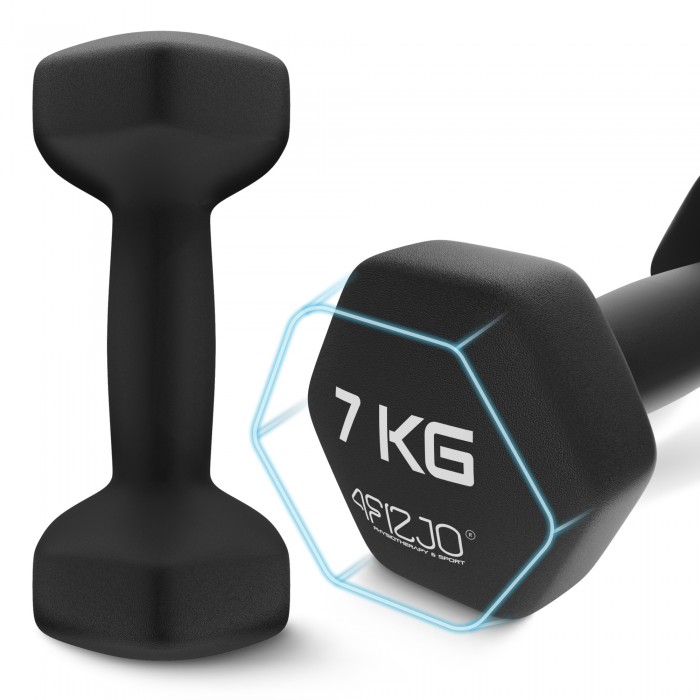 Гантелі для фітнесу вінілові 4FIZJO Classic 2 x 7 кг (P-5905973403207)